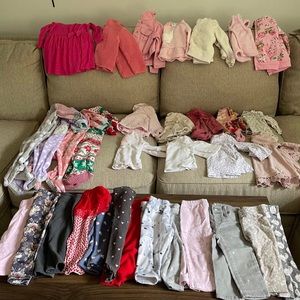 Lot 12 month girl fall/winter clothes